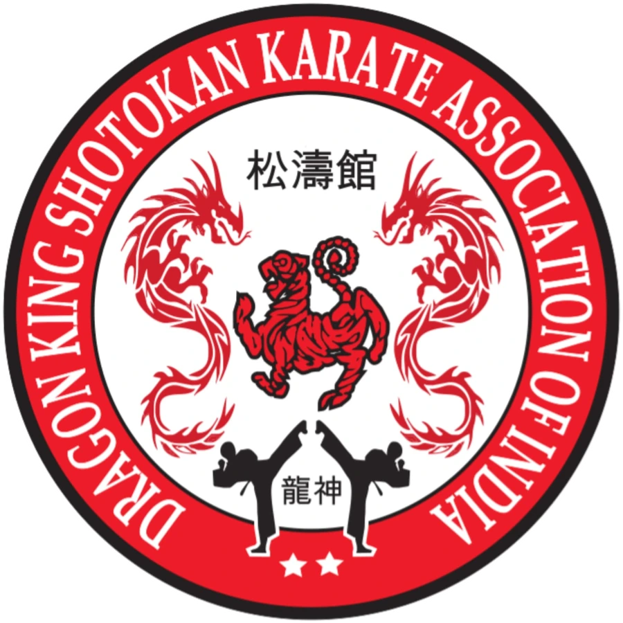 Dragon King Shotokan Karate Association of India emblem